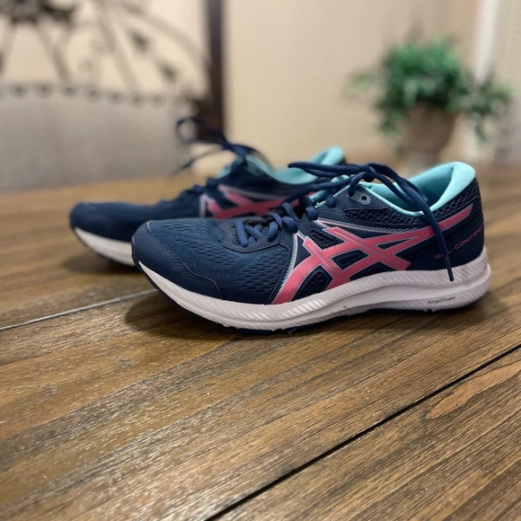 Asics Women’s Gel Contend 7 Running Shoes Size 9 Sneakers Workout Gym Comfort - Picture 1 of 8